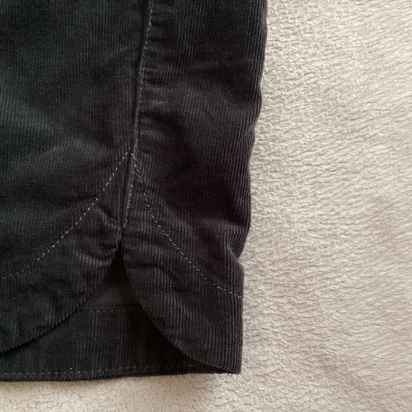 Anthropologie Pilcro The Cottage Corduroy Pant Pull-On Relaxed Tapered Navy Blue - Picture 6 of 15